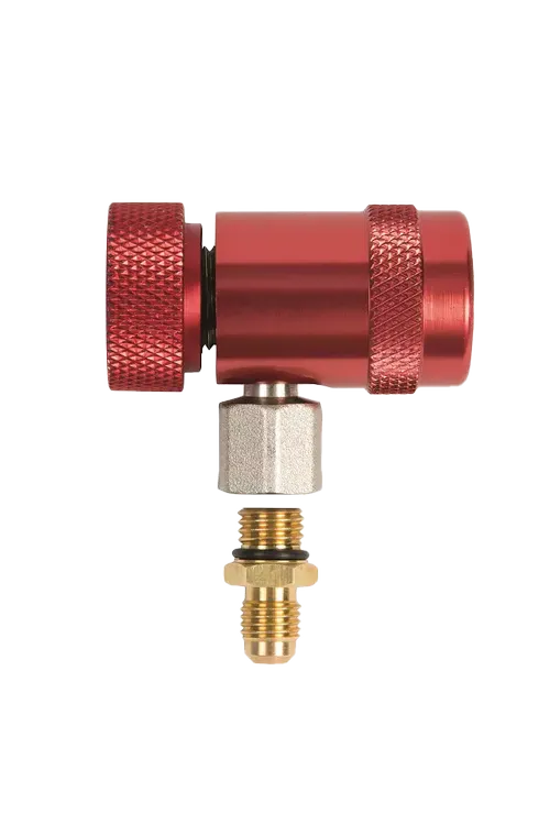 ברז מילוי לרכב אדום REFCO RC-1234YF-R